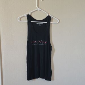 Harley-Davidson Black Tank Top with  Accent Logo